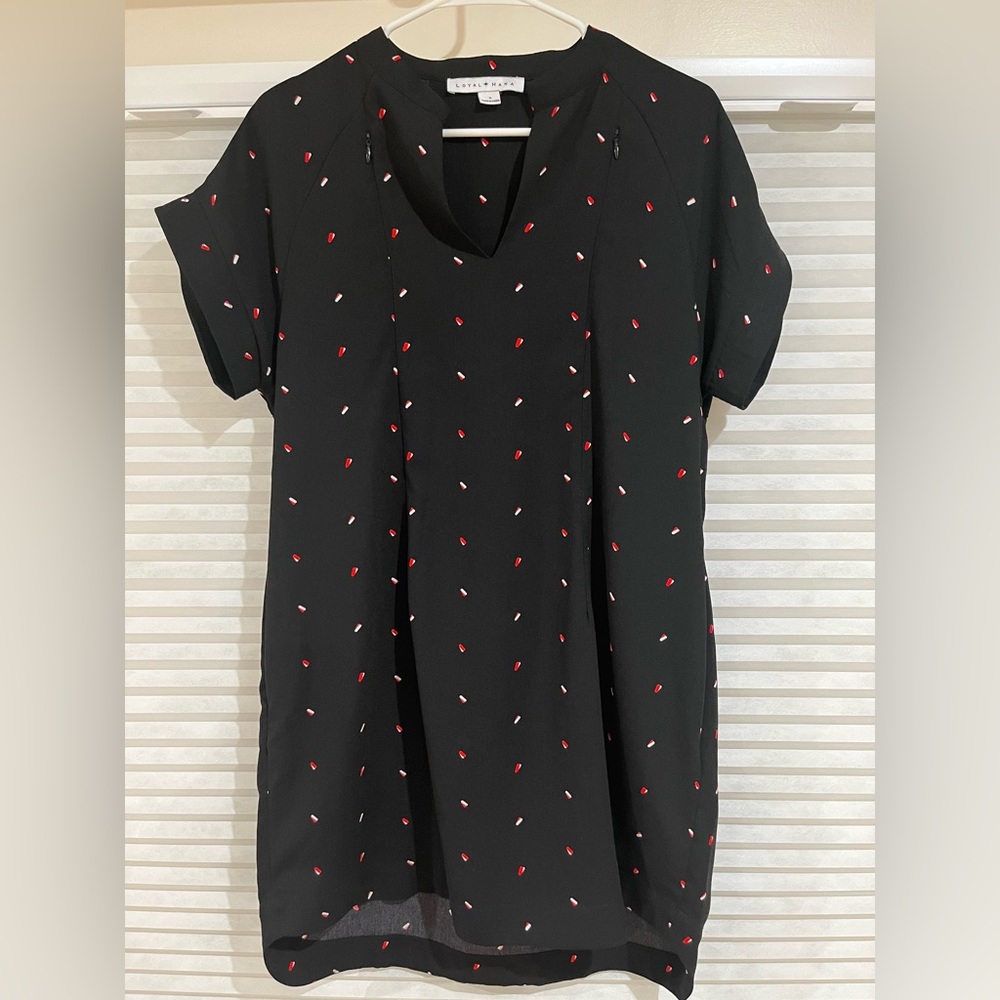 Loyal Hana Black Nursing Dress